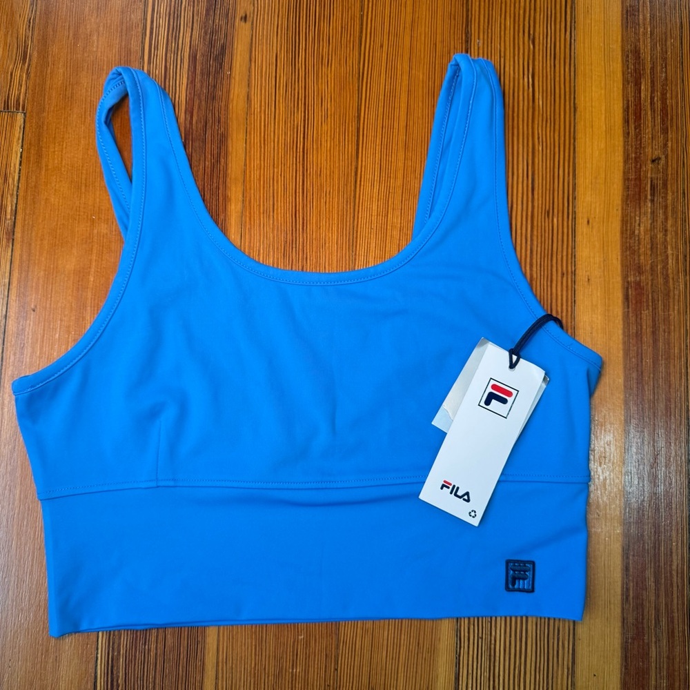 FILA Women's Blue Sports Bra NWT Size XL